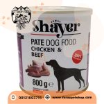 کنسرو غذای سگ شایر مدل CHICKEN AND BEEF 2 وزن 800 گرم
